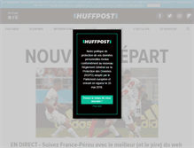 Tablet Screenshot of huffingtonpost.fr